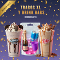 Emprende con tragos XL y Drink bags